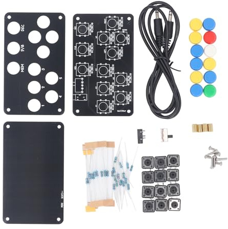 Remote Control Keyboard Set for Machines ABS Material Direct Plug in Use Includes Boards Cable