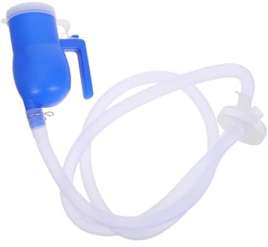 Bottiglia Orinatoio Portatile per Uomini in Plastica Blu
