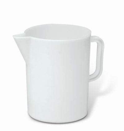 Caraffa plastica graduata 5lt bianca LPS
