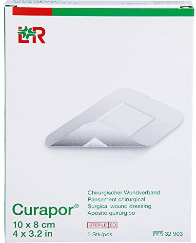 Lohmann & Rauscher GmbH & Co.KG Curapor Wundverband Steril Chirurgisch 8x10 cm, 5 Stück