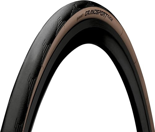 Continental Grand Sport Race fb, Pneumatico Unisex-Adult, Nero/Marrone, 28 700x28C 28-622