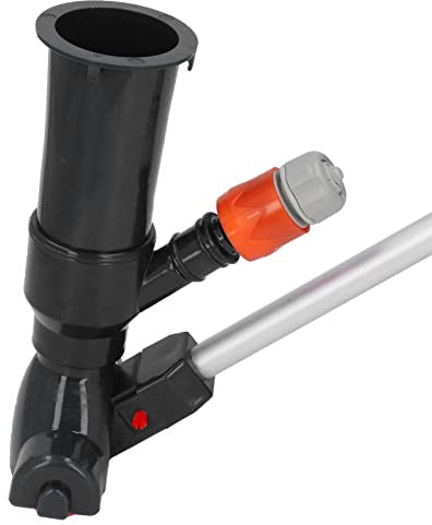Petit Aspirateur de Piscine, Petit Aspirateur de Piscine, Aspirateur de Bassin Portable en ABS avec Tige en Alliage d'aluminium à 5 Sections, Maille Fine en Nylon, Outil de