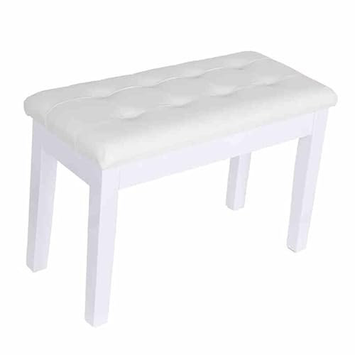 Taburete For Piano,Asiento De Banco For Teclado Musical Doble De Madera Maciza,Taburete For Piano,Puede Soportar 330 Libras,Adecuado For Teclado Electrónico,Banco De Piano Eléctrico,Guitarra Guzheng(W