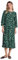 STREET ONE Damen A144388 Bedrucktes Kleid, Hunter Green, 44