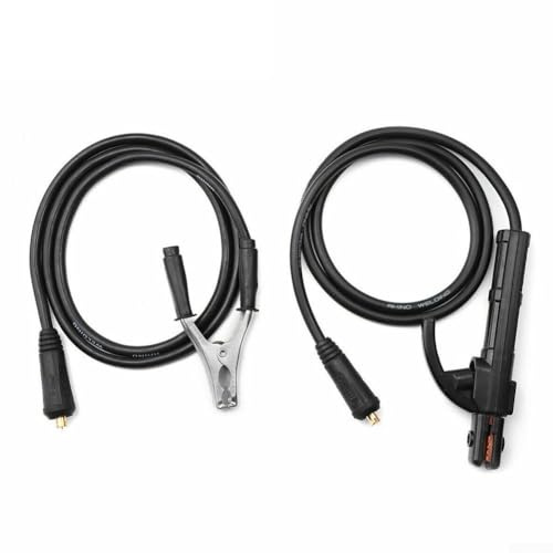 Jotekonoby Cable soldador de abrazadera de tierra de 300 A para máquina inversora de soldadura MMA, soporte de soldadura profesional, herramienta de suministro de soldadura (3 m)