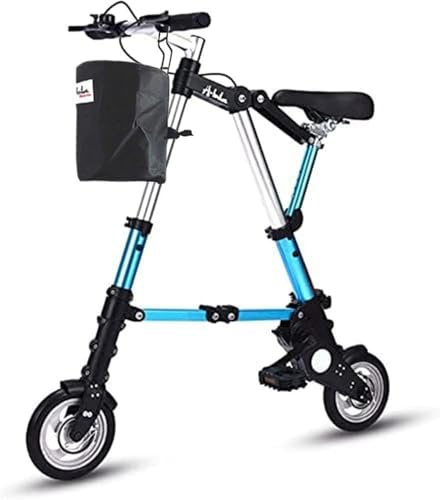8-Tums Lättviktscykel För Vuxna, Kedjedrift, Lätt Aluminiumram, Unisex Resecykel Hopfällbar Cykel För Vuxna Och Studenter A,8inch