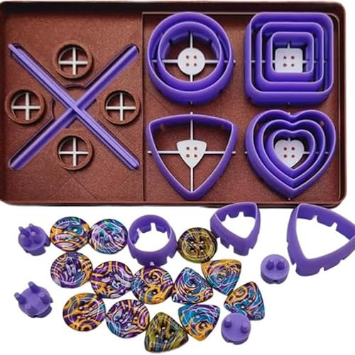 YBDADOEH Buttons Toolkit Set - CreatePerfectlyCenteredButtonswithEase,Professional Button Maker Tool Kit Complete DIY Button Press Set，DIY Clothes Covered Buttons Maker Kit,Beginner-Friendly