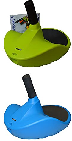 Set Alpen Gaudi Alpen Zipfel Grün und Blau Rodel Zipfelbob bis 100Kg belastbar Bob