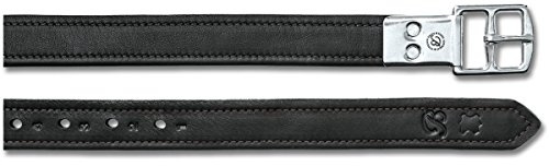 Waldhausen Bates Steigbügelriemen LUXE, schwarz, 147cm, schwarz, 147 cm