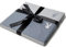 PLAYBOY Wende-Bettwäsche bestickt, 2-farbig, Baumwollbettwäsche mit Bestickung, Decke 155x200 mit Kissen 80x80cm, grau/hellgrau, Bettwäsche, 100% Baumwolle mit Bunny Logo, zeitloses Design