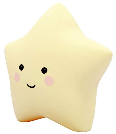 Reer lumilu Sweet Dreams Star, süßes Sternen-Nachtlicht, tolles Taufgeschenk, Geburtstags-Geschenk für Jungen und Mädchen, gelb, 52265