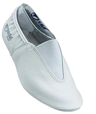 Anniel 2038 Scarpe da Ginnastica Artistica in Pelle. 100% Made in Italy (30, Bianco)