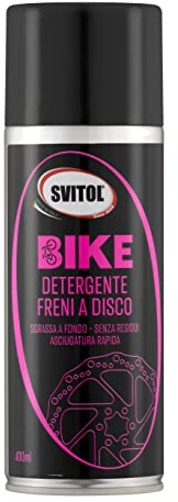 SVITOL Detergente Freni a Disco, Speciale Giro d'Italia, Asciugatura Rapida, Erogazione Precisa, Senza Residui, Sicuro su tutti i Materiali, 400 ml