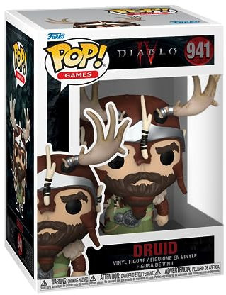 Funko Pop! Games: Diablo 4- Druid - Vinyl-Sammelfigur - Geschenkidee - Offizielle Handelswaren - Spielzeug Für Kinder und Erwachsene - Video Games Fans - Modellfigur Für Sammler und Display