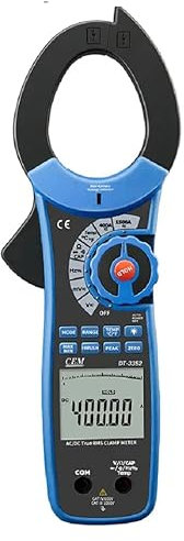 YuqiaoTime Clamp Meter CEM DT-3352 40000 Count 1500A AC/DC 900.0kW high voltage Clamp Meter Multimeter with inrush Current Function