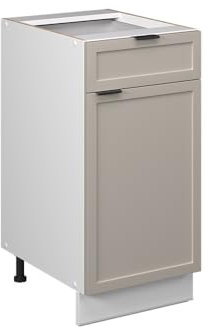Vicco Küchenschränke Fame-Line, GrauBeige, 40 cm ohne Arbeitsplatte