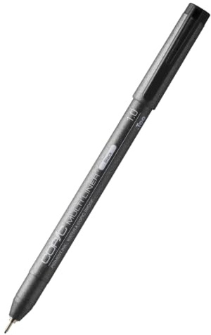 Copic Markers Multiliner 1.0 Black Pigment Based Ink