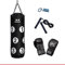 HAMMER Box-Set Sparring Professional - Boxsack Set, Gefüllt, 80 cm, nummeriert mit Trefferflächen, Boxhandschuhe 10 oz, Springseil, Profi-Deckenhacken, Boxtraining-DVD