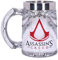 Nemesis Now B5296S0 Bierkrug, offiziell lizenziert, Assassins Creed, Kunstharz mit Edelstahl