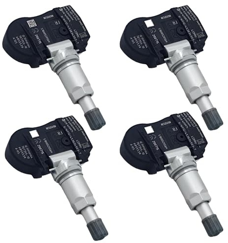 4 Pcs Tire TPMS Tire Pressure Sensors,433MHz Monitoring System,Fit for BMW Series 1 2 3 4 X5 X6 F20 F21 F30 and Mini F56 F55,36106856209 36106881890