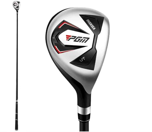 Vänster- eller högerhänt #1/#3/#5/4H hybrid järn trä golfklubb kolaxel golfdriver för män och kvinnor Fairway Woods (höger, #4H, svart)