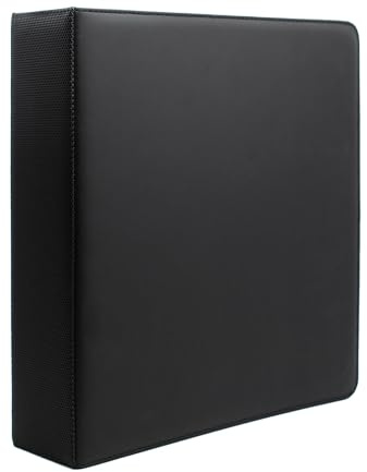 BCW 3-Inch Sports Collectors Album - Hockey | Ultra Flat, Clear Pocket Pages with Durable 3 Binder for Trading Cards | Ideal for Hockey Card Collectors