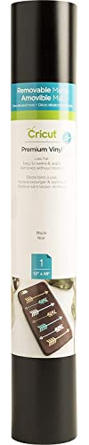 Cricut 2004296 Premium Vinyl™ – Removable, Black