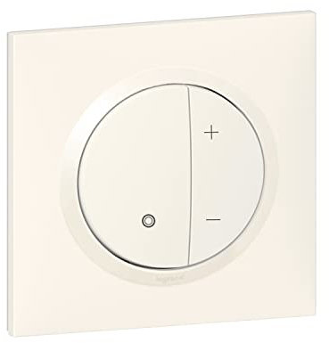 Legrand - Variateur toutes lampes dooxie 2 fils sans Neutre livré avec plaque carrée blanche