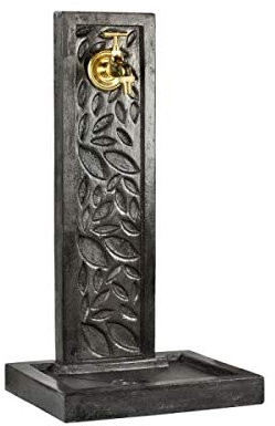 HAIRIE GRANDON Fontaine Leaf Ton Ardoise H.70 cm