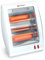Alpina Electric Herd Strahlofen - 2 Zähne 400 and 800 Watt - Kippschutz