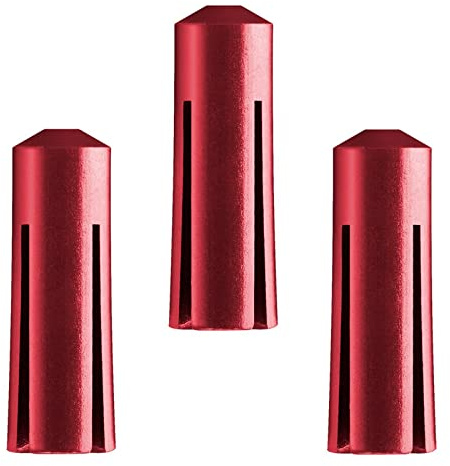 THOR-DARTS Flight Protector dart i aluminium i 10 färger flygskyddsrött, flygskydd rött, flygskydd, flygskyddsdart röd, flygskydd dart röd, (3 set (9 stycken), röd)