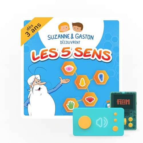 Coffret livre audio - s&g decouvrent les 5 sens