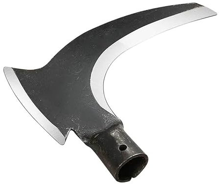 Guadaña de doble cabeza de acero de alto manganeso para cortar madera, árboles, césped, jardín, deshierbe, herramienta agrícola