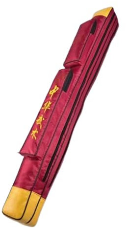 ZYHJAUP Multifunktionale Schwerttasche, Chinesische Kung-Fu-Schwerttasche, Kampfsport-Waffentasche, Kampfsportwaffen-Schutzhülle, Kampfsport-Schwert-/Waffentasche Mit Tragegurt B,108cm