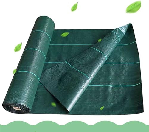 Tissu de barrière Contre Les Mauvaises Herbes géotextile Durable Membrane Anti-Mauvaises Herbes Couvre-Sol de Jardin Membrane de Couverture de Sol de Paysage(0,91x6m/3x20ft)