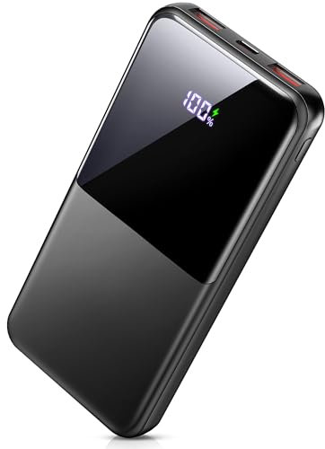 Doubc Power Bank 10000mAh, Batería Externa Carga Rapida 22.5W PD & QC 3.0 USB C Cargador Portatil compacta con Entrada & 3 Salida Compatible con iPhone 15 14 13 Pro MAX Plus Samsung Xiaomi Huawei etc