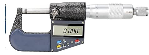 Micromètre, Micromètre Extérieur Micromètre Précision 0.001mm 0-25/50/15/75 / 100mm Digital Caliper Mesurer Mesurer Mesurer pour des mesures précises et reproductibles(0-25mm)