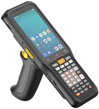 RUGLINE Escáner de código de barras de 38 teclas Android 13, escáner PDA, equipado con escáner Zebra SE4710, teclado físico y panel táctil, 4G LTE, 4G+64G, terminal de datos portátil resistente IP67