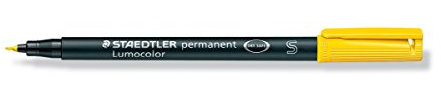 Feinschreiber Universalstift Lumocolor permanent, S, gelb