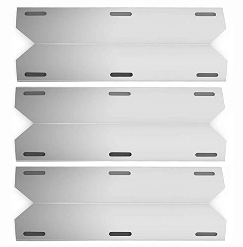 Hongso 17 3/4 Stainless Steel Plates, Grill Heat Shield for Jenn Air 720-0336 720-0061-LP 720-0061 720-0511 720-0099, Nexgrill 720-0061 720-0061-LP, Glen Canyon 720-0145 and Other Models