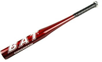 mixed24 Bate de béisbol rojo con mango antideslizante de 25 a 36 pulgadas