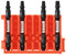 BOSCH CCSDETV2504 Torx-Bits 2,5 Zoll Doppelend-Bits mit Clip für Custom Case System