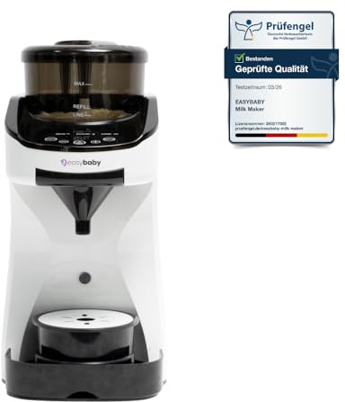 Easybaby Milk Maker - Preparatore di Biberon Istantaneo e Automatico - Biberon Perfetto Premendo un Solo Pulsante, Miscelatore di Latte in Polvere, Scaldabiberon, Funzionamento da Smartphone