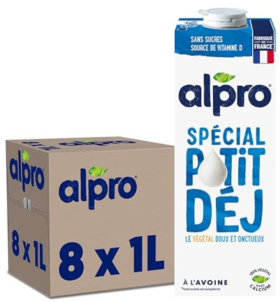 Alpro Bebida De Avena 100% Vegetal - THIS IS NOT M*LK Light - Pack de 8 x 1L