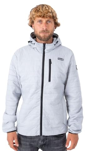 Hurley H6N135F1CI Chaqueta, Light Stone Grey, XL