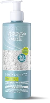 Bottega Verde - Mar Morto CRIO, Crema Gel Anticellulite, 300 ml, con Sali del Mar Morto, Staminali Vegetali e Iperfermentato di Spirulina