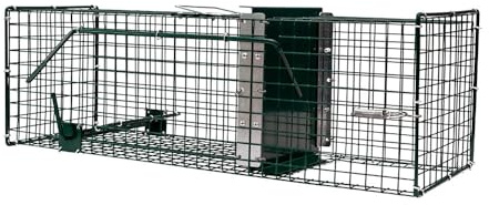 BOXTRAP Piège à Rats avec 1 Porte glissière et 1 entrée en-Dessous, 2 Entrées, 60 x 19 x 19 cm, Facile à Installer, très Efficace.