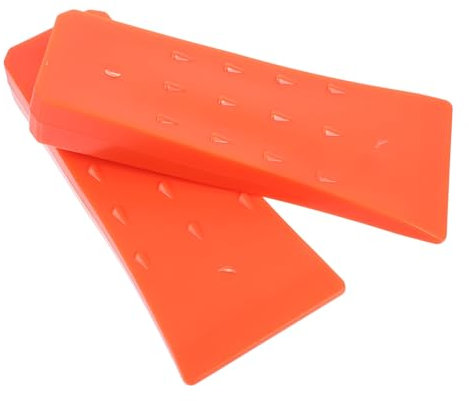POPETPOP 2 Pièces Outils Auxiliaires De Tronçonneuse Outil De Cale D'Exploitation Forestière Cale D'Exploitation Forestière Accessoire De Coupe De Bois Cales D'Abattage En Plastique Pour