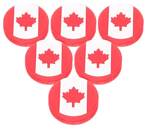 SEWACC Amortisseur de Vibrations pour Tennis en Silicone Design Drapeau National, Lot de 6pcs, Facile à Utiliser et Pratique pour Raquette