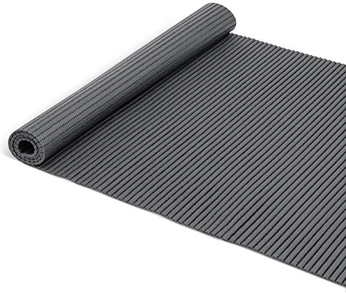 Badematte Badvorleger Weichschaummatte Badläufer Antirutsch Grau 65x180cm